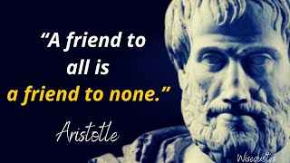 Aristotle Quotes on Thinking Logically and Being a Good Person || wisequotes motivationquotes