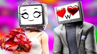 TV WOMAN got MARRIED !? (skibidi toilet Animation)