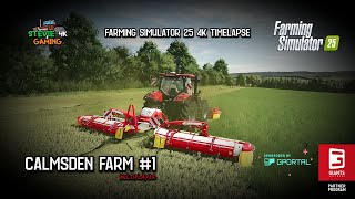 Calmsden Farm/#1/Starting A New Adventure On Calmsden Farm with Friends/FS25 4K Timelapse