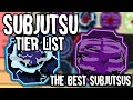 (NEWEST) The BEST Subjutsu Tier List In Shindo Life | Shindo Life Tier List