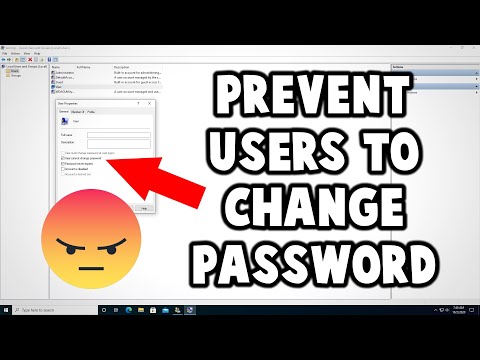 How to Allow or Prevent User from Changing Password in Windows 10