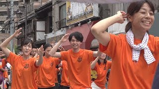 阿波踊り - 流し踊り「ささゆり連+白金にわか連」 第10回白金阿波踊り（2019.7.14）