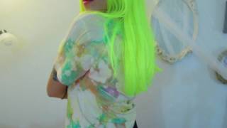 Bright Tie dye shirt/ iMovie edit