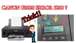 Canon G2020 error 5200 ? แนวทางการแก้ใขเครื่องปริ้นเตอร์