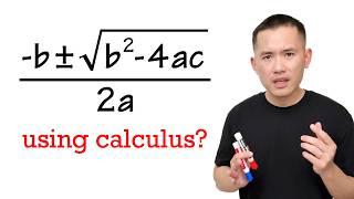 Proving the quadratic formula using calculus? (just my attempt)