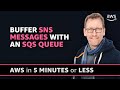 How to connect a Lambda function to SNS using an SQS queue