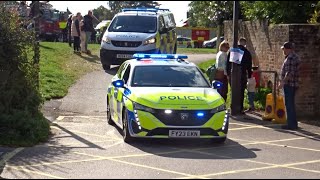 *DOUBLE-TURNOUT* British Transport Police Convoy - Ringwood 999 Day