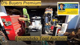 NCauctions.com - Escondido Tool Auction Used, Tested, Working  North County Auctions.