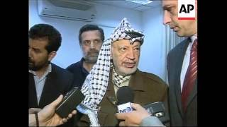 Arafat inside compound, body in Bethlehem, Jenin aftermath