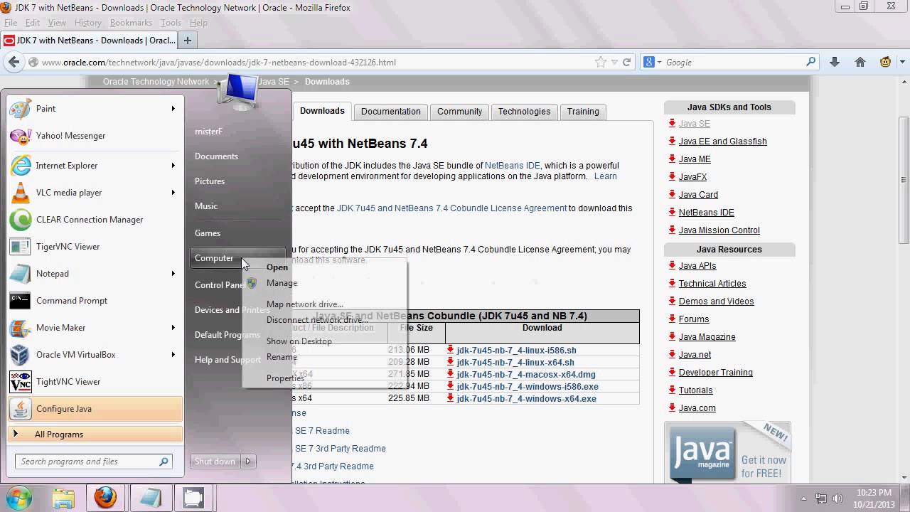 Java Jdk Netbeans Sticksaad