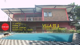 Villa Murah SS 1 Dengan Kapasitas 30 Orang dan 4 Kamar di Cisarua Puncak Bogor