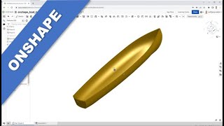 Bootsrumpf - Boat Hull - Onshape Training - Part Design