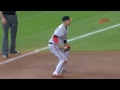 bal@nyy machado makes slick stop retires beltran