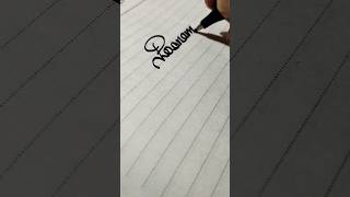 😍 SUBSCRIBER'S REQUEST 😍 Calligraphy Style #shorts #satisfying