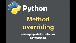 method overriding in python | polymorphism | Lecture 12 | hindi