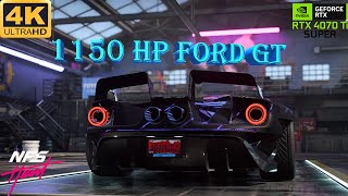 NFS HEAT | 1150 HP FORD GT CUSTOMIZATION AND GAMEPLAY | ULTRA GRAPHICS 4K 60FPS