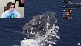 xQc Reacts to Most Advanced Aircraft Carrier & How $1.3 Billion Of Counterfeit Goods Are Seized!