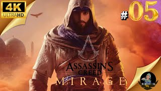 ASSASSIN'S CREED MIRAGE 4K PC Walkthrough Gameplay Part 5 - Malayalam Commentary || Gamer_anz