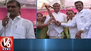 Minister Harish Rao Inaugurates Godwan In Khanapur Market Yard | Nirmal | V6 News