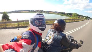 PIERWSZA WYPRAWA MOTOCYKLOWA *ruszamy w podróż motorem* #motovlog