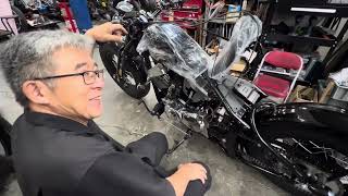 ソフテイルサンダー250  ETC取り付けま～す　SoftailThunder250