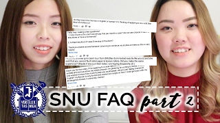 Seoul National University Courses and Dormitory Rules etc. (서울대학교) | FAQ 02