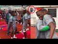 Victor osimhen Arrives Training Session With The Super Eagles Ahead Of AFCON Qualifier Against Benin