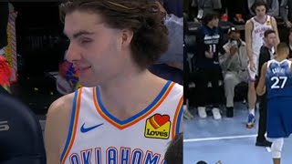 JOSH GIDDEY GETS BOOED FROM ENTIRE ARENA & GETS INTO IT WITH FANS COURTSIDE!