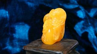 Baltic Amber Carving - Eagle