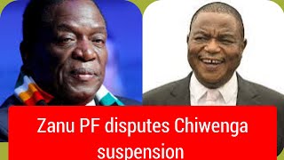 BREAKING | Zanu PF disputes fake Chiwenga suspension letter circulating on social media