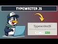 How to Add Typewriter Effect in Javascript Using Typewriter JS