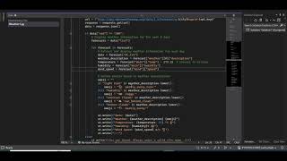 Create Weather App in Streamlit using Python.....