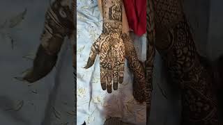 Dulhan mehndi design#new mehndi design#grownmehndi design#rajmehndidesigner #mehndidesigns #1m#short