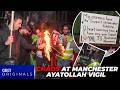 Clashes ERUPT at Ayatollah vigil in Manchester as pro-Tehran and anti-regime protesters face off