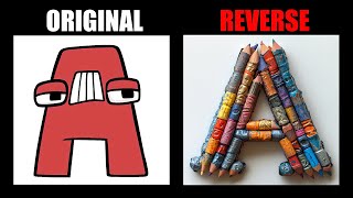 Reverse Alphabet Lore But Made From Pencils (A-Z...) - Alphabet Lore Meme Animation-TD Rainbow