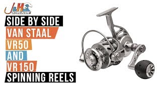 Side By Side: Van Staal VR50 and VR150 Spinning Reels | J\u0026H Tackle