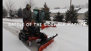 Sidewalk Machines Snow Plowing- The Best \u0026 Better