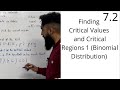 Edexcel AS Level Maths: 7.2 Finding Critical Values (Part 1) - Critical Region One-Tailed Test