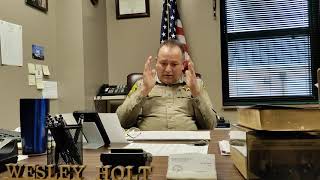 Sheriff Holt Greene County Interview. Jail issues & the programs they offer inmates, Jobs & Farming