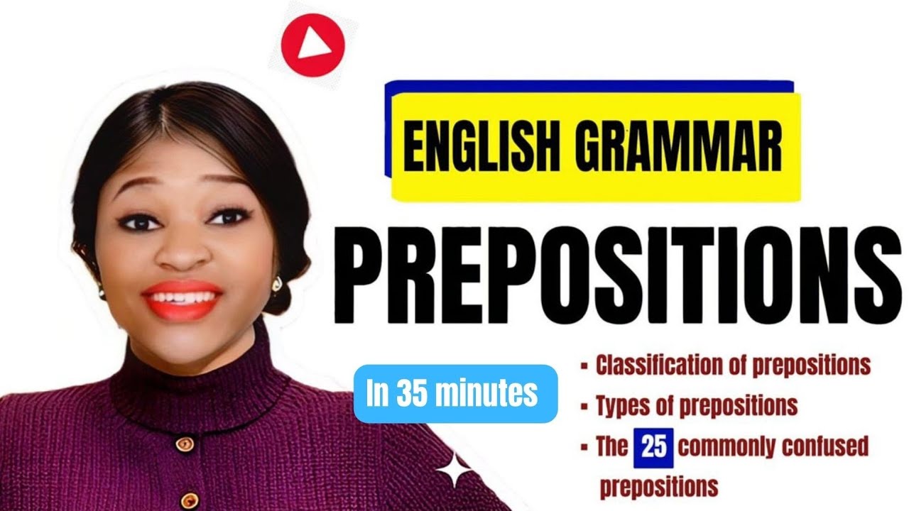 English Grammar Prepositions Youtube