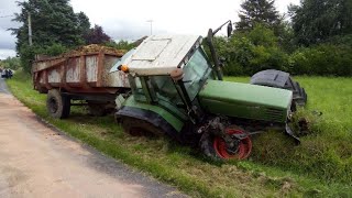 What Is This Guy Doing!? The Tractor Is In The Hands Of An Idiot! Extreme Cases on the Road 2025!