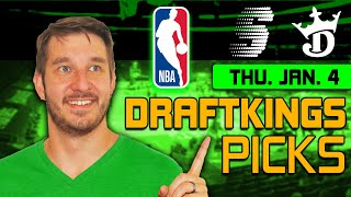 DraftKings NBA DFS Lineup Picks Today (1/4/23) | NBA DFS ConTENders