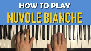 HOW TO PLAY - Ludovico Einaudi - Nuvole Bianche (Piano Tutorial Lesson)