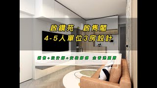 【超實用居屋設計】4至5人單位間三房設計示範！｜室內設計｜公屋裝修｜傢俬訂造｜公屋設計｜間房｜居屋設計｜地台｜衣櫃｜櫥櫃｜兒童房｜唯克家居 |  咨詢報價：98812268