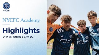 Boys Academy Highlights | NYCFC U17 vs Orlando City SC | May 1, 2022