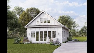 EXCLUSIVE MODERN FARMHOUSE PLAN 1462-00036