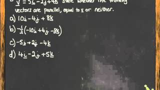 Vectors 1.2 Position, unit, parallel