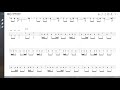 Halestorm - Bad Romance (BASS TAB PLAY ALONG)