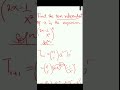 FINDING THE TERM INDEPENDENT OF X IN A BINOMIAL EXPANSION