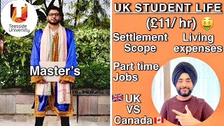 NEW STUDENT EXPERIENCE IN UK: EARNINGS, PART TIME JOBS, CANADA VS UK | MSc ARTIFICIAL INTELLIGENCE